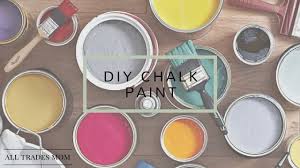 Mix until is become a paste. Diy Chalk Paint With Plaster Of Paris Youtube