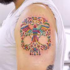 Through embroidery tattoos, you can get a design you love that pays homage to your preferred type of stitch. Mexican Tattooist Creates Embroidery Tattoos Inspired By Her Culture