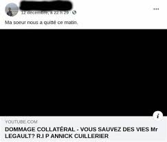 Consultez tous les avis de décès du canton du valais. Annick Cuillerier Decede Par Refus De Porter Le Masque Le Necroblogue