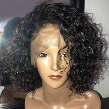 Amazon.com : Choshim Hair Bob Short Curly Lace Front Wig Pixie Cut with  Baby Hair Remy Human Hair Water Wave Bob Lace Wig Pre Plucked for Black  Women 8-14" Natural Color 150%