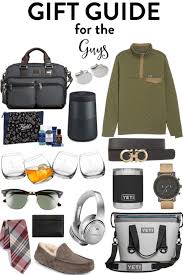 All the guys in your life deserve to know how much you care, and with these awesome gifts they will. Gift Guide For The Guys Fancy Ashley