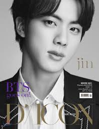 Jin's ideal type stage name: Dicon Vol 10 Bts Goes On 2 Jin Magazine Hallyu Mart