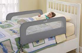 Bed rails safety assist handle bed railing for elderly & seniors, adults, children guard rails folding hospital bedside grab bar bumper handicap medical stand assistance devices (wooden grain). Summer Infant Double Safety Bedrail