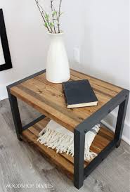My butcher block coffee table diy is a project that we've had in our living room for years now. Diy End Table With Shelves Building Plans Using Basic Tools