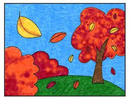 They includes crafts to help you decorate, games to help you celebrate, worksheets to challenge your mind, poetry to ponder, cards to share with loved ones, oodles of pages to color and songs to sing together! How To Draw A Fall Tree Art Projects For Kids