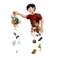 Alimentacion Inconsciente Y Consciente Illustration Cartoon Drawing Ilustracion Dibujo Draw Trash Basura Disney Characters Disney Princess Character