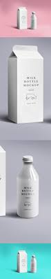 Milk Packaging Mockup Psd Milk Packaging Packaging Mockup Graphic Design Packaging