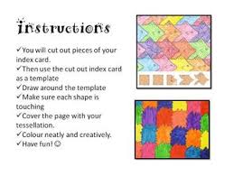 Step 3 draw a line between two adjacent corners on one side of the square. A Math Inquiry Presentation Tessellations All Around Us By Susan Powers