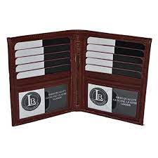 Get great deals on ebay! Leatherboss Men S Bifold Hipster Wallet With 10 Credit Card Slots And 2 Picture Id S By Leatherboss Walmart Com Walmart Com