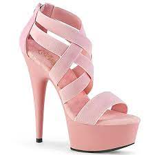 The style of your life. Platform High Heels Delight 669 Baby Pink Pleaser