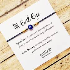 An evil eye bracelet is a beautiful piece of jewelry to spice up your outfits but also a powerful protection amulet. Dark Blue Evil Eye Bracelet With Card Gold Plated Evil Eye Jewelry Positive Energy Good Fortune Protection Gift For Her Evil Eye Tattoo Evil Eye Jewelry Evil Eye Bracelet