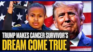 President Donald Trump honors DJ Daniels