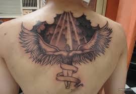 Wing Heaven Tattoo Design For Men On Back Http Heledis Com Various Designs Of Tattoo And Heaven Tattoo Heaven Tattoos Tattoos Angel Tattoo Designs