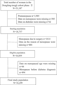 flow chart of women ultimately included in the study