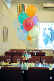 How fun is this colorful boy birthday party based on the movie up?! Up Themed 1st Birthday Party One Charming Day Disney Theme Party 1st Birthday Parties Birthday Party Themes