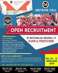 Sebagai seorang perantau di kota jember, saya senang mengikuti hal2 terbaru yg terjadi di kota jember dan saya sangat mengapresiasi diluncurkannya android app ini, hanya alangkah lebih. Lowongan Kerja Kasir Dan Frontliner Meteror Cell ð™ˆð™Šð™ƒð˜¼ð™ˆð™ˆð˜¼ð˜¿ ð™…ð˜¼ð™€ð™‰ð™ð˜¿ð™„ð™‰ 26 Dec 2018 Loker Atmago Warga Bantu Warga