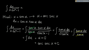 Pelajaran Soal Rumus Integral Substitusi Trigonometri Wardaya College