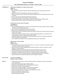 Insurance Sales Agent Resume Samples Velvet Jobs