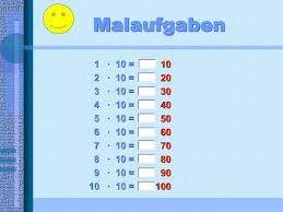 Lernhilfe mit selbstkontro… read more 1x1 tabelle bunt zahlenzauber : Das Einmaleins Mit Der Zahl Ppt Herunterladen