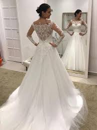 Off Shoulder Long Sleeve Lace Tulle Ball Gown Wedding Dresses Ab1507 Ball Gown Wedding Dress Puffy Wedding Dresses White Bridal Dresses