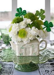 Check spelling or type a new query. Hats Off To Leprechauns St Patrick S Day Table With Belleek Teapot Flower Arrangement Home Is Where The Boat Is