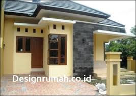 Contoh rumah minimalis 2 lantai dengan atap pelana dan garis aksen vertikal. Desain Rumah Cluster 73 Desain Rumah Minimalis Tampak Depan 1 Lantai Ber A Modern Design Rumah