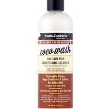 Coconut oil & cocoa butter. Aunt Jackie S Coconut Creme Recipe Coco Wash Coconut Milk Conditioning Cleanser Products Vanitycase It En