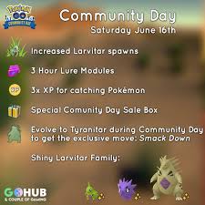Larvitar Community Day 6 Guide June Pinoy Pokemon Go