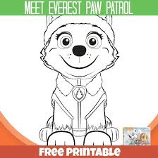 Click the paw patrol everest coloring pages to view printable version or color it online (compatible with ipad and android tablets). Meet Everest Paw Patrol Printables On Dvd This Summer