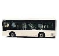 New 12m Electric Passenger Bus 35 Seats Zero Emission Low Speed Low Floor  RHD Automatic City Bus for Public Use