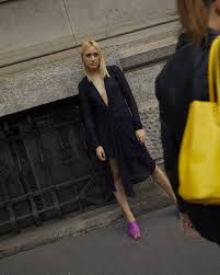 La Robe Bellagio Navy Blue Dress By Jacquemus The Flamel