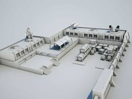 Https Img New Cgtrader Com Items 119518 6572d52186 Scifi Military Base02 3d Model Max Obj 3ds Fbx Jpg Base Building Sci Fi Military