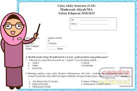 Kami juga menyediakan contoh soal ukk untuk mapel lainnya seperti bahasa indonesia, matematika, bahasa. Soal Uas Aqidah Akhlak Kelas 10 Ma Semester 1