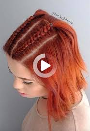 Bold styles of undercut short hairstyles with blonde hair color shades. 51 Cute Braids For Short Hair Short Braided Hairstyles For Women Braids For Short Hair Short Hair Styles Hair Styles