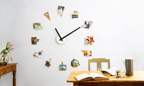 Quarz Wanduhr Selbst Basteln Wanduhr Mit Foto Wand Organizer Und Wanduhr Selbst Gestalten