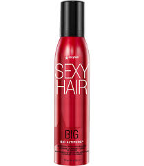 To add volume near the roots, spray a small amount of the dry shampoo along both sides of your part and massage it in with your fingertips. Amazon Com Sexyhair Big Altitude Bodifying Blow Dry Mousse 6 8 Oz Volume With Hold Up To 72 Hours Humidity Resistance Thermal Protection Premium Beauty