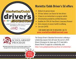 These classes can teach you skills like how to navigate weather and traffic situations to avoid accidents. Marietta City Schools Sign Up For Online Or In Person Drivers Ed Classes From Certified Educators To Register Go To Www Mariettacobbdriversed Com Facebook