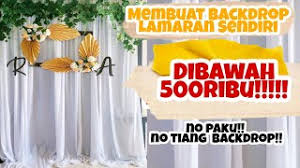 Backdrop lamaran sederhana buatan sendiri. Backdrop Lamaran Buatan Sendiri Cute766