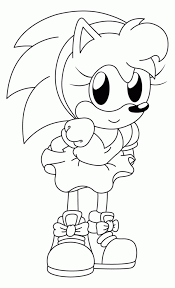 Amy sonic coloring page to color, print and download for free along with bunch of favorite sonic the hedgehog coloring page for kids. Amy Rose Coloring Pages Novocom Top