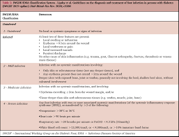 Image result for IDSA Diabetic Foot Wound Classification