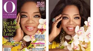 Foto Oprah Winfrey Pakai Make-up Tebal dan Berkerudung
