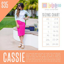 Lularoe Cassie Sizing Chart And Price Lularoe Cassie Size