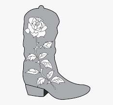 These cowgirl boots pair perfectly with a flowy sundress or shorts and a simple tee to help you show off your western roots around town. Cowboy Boot Rose Wyoming Western Country Leather Clipart Of Cowgirl Boots Hd Png Download Kindpng