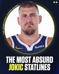 Nikola Jokic has put up quite a few absurd statlines so far in his career 🤯