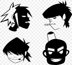 Drawing tutorial,art tutorial youtube video you can watch the. 2 D Gorillaz Noodle Plastic Beach Murdoc Niccals Png 900x813px Gorillaz Art Black Black And White