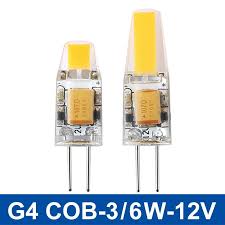 Mini G4 Led Lamp Cob Led G4 Bulb 3w 6w Ac Dc 12v Led Light Dimmable 360 Beam Angle Chandelier Lights Replace Halogen Lamps In Led Bul Lampada Led Lampadina Led