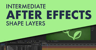 What can you do with adobe after effects? Intermediate After Effects Shape Layers Premium Courses Online