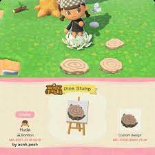 Animal Crossing Patterns On Instagram A Cute Little Woodsy Stump Path By Acnh Posh She Has A T Animal Crossing Animal Crossing 3ds Animal Crossing Codes