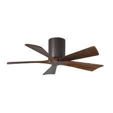 Atlas Irene 42 In Indoor Outdoor Textured Bronze Ceiling Fan With Remote Control And Wall Control Hugger Ceiling Fan Ceiling Fan Flush Mount Ceiling Fan