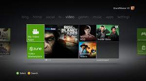 Xbox 360 Dashboard Hub Fro Music Games Films And Tv Shows Social Tv Xbox Video Game Music